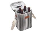 Premium quality Ice Insulated oxford wine bottle cooler bag for four wines