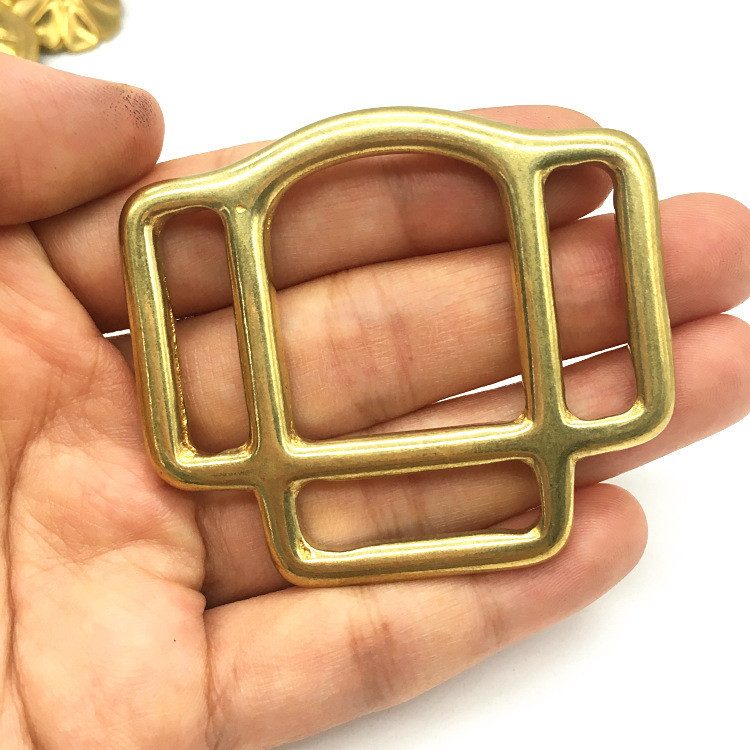 Hot Sale 17mm 20mm 25mm Inner Size High Quality Solid Brass Buckles For Leather Harness Saddlery /Bag Hardware