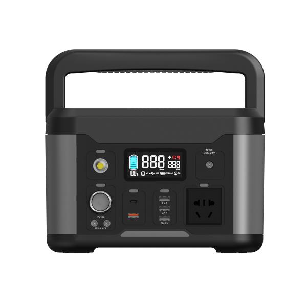18650 lithium battery portable solar power station 500W AC for outdoor