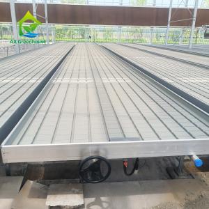 Wholesale Ebb And Flow Seedbed Greenhouse Rolling Benches Grow Table Indoor Farming from china suppliers