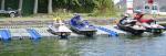 Floating boat lift