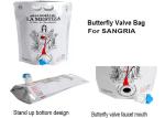 Sangria Stand Up Food Grade 3L BIB Pouch Aluminum Foil Butterfly Valve