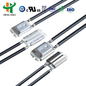 Wholesale V7AM Bimetal Thermostat with 50-180°C Operating Range 10000 Life Cycles and AC-250V 10A Temperature Control Switch from china suppliers