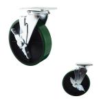8 Inch Wheel High Capacity PU Iron Locking Swivel Castors