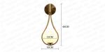 Mdern Glass ball wall scones bedside Bedroom Brass Gold Color Minimalist wall