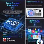 1280*720 Resolution 9 Inch 10 Inch Double 2din Car Stereo with Android OS and