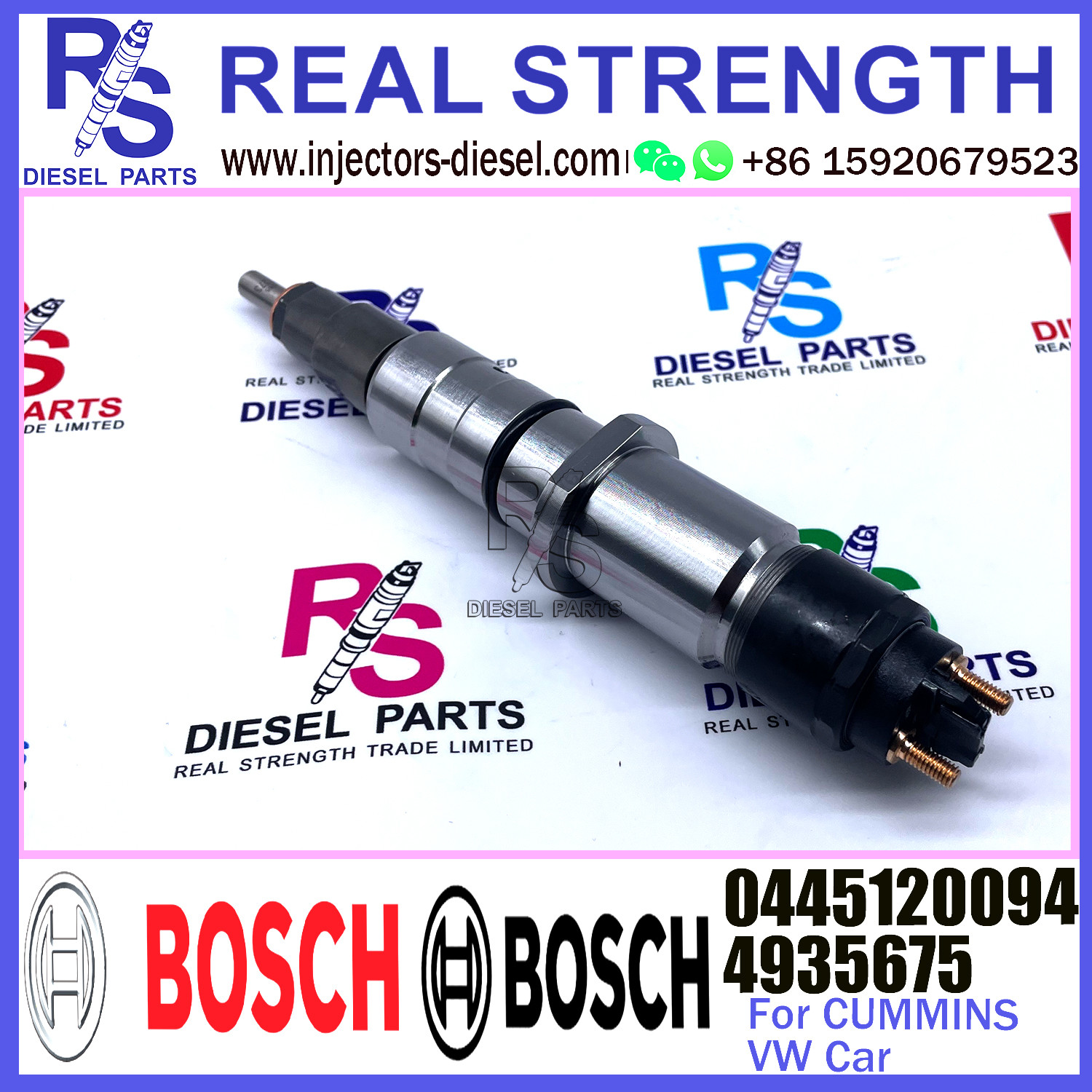 Original New Injector BG6X-9E526-AA 0445120094 0445120120 For Ford/Cummins/VW 4935675 4945807