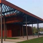 Roof Unique Designed Garden Metal Pavilion Corten Steel Pergola Gazebos