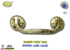 Wholesale Burial Metal Casket Handle,H030 zamak coffin handle Funeral Accessories and Hardware gold color size:19*7.5cm from china suppliers