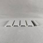 Ultralight Portable Flexible Grey Slatwall Panels For Showroom