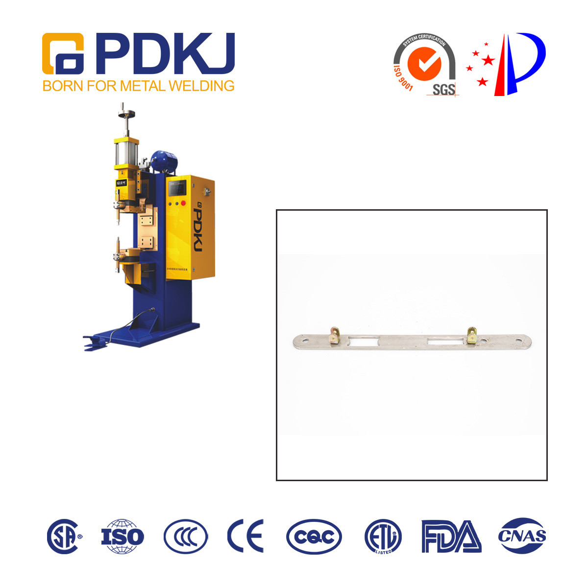 DC Semi Automatic Inverter Spot Welding Machine CNC 4.5mm Carbon Steel