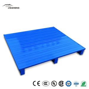Wholesale High Quality Metal Pallet Manufacturers 4 Way Iron Power Coat Two Way Steel Pallet Metal Tray Sale from china suppliers