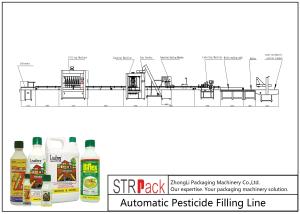 Wholesale Full Automatic Bottle Filling Line Pesticide Aerosol Filling Line 220V 50HZ Voltage from china suppliers