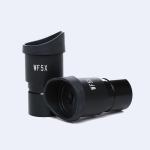 wide field WF5X eyepiece for stereo microscope with rubber cup eye protection