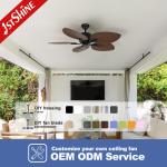 60W Standard Wind Type 52 Inch ABS Cooling Ceiling Fans for Restaurant/Apartment