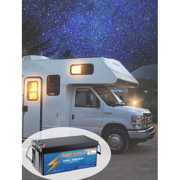 Deep Cycle Lithium Battery Lead Acid Replacement 24V 50AH 100AH Rechargeable