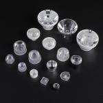 Frosted 90 degree 1W / 3W Optic PMMA Led Lens for Led Flashlight