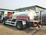 4x2 Right Hand Driving Water Spray Truck , 10 - 12 Cubic Meter Commercial Water