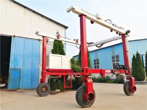 China Used Boat Hoist Side Lifting Rubber Tired Gantry Crane 12t For Lift Boat on sale