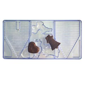 Wholesale ODM Heart Shape Custom Chocolate Molds Silicone Food Grade Sustainable from china suppliers