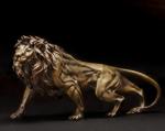 Outdoor Large Metal Lion Sculpture Garden Cast Bronze Sculpture For Park