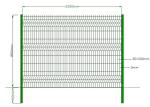 Construction Welded Mesh Fence 3d Wire Mesh Panels For Park / Outdoor