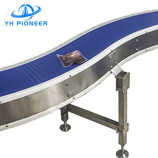 Stainless Steel Construction Bag Conveyor Systems , Bag Handling Conveyor 220V