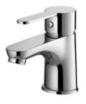 Single Lever Wash Basin Faucet ceramic cartridge chrome Bathroom tap