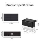 RGB Outdoor Solar Fence Wall Light Waterproof IP65 300MA