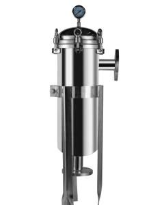 Wholesale 304 Stainless Steel Bag Filter Housing Ideal for Solid-Liquid Separation in Hotels 62KG from china suppliers