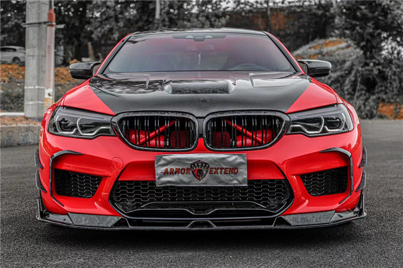 Auto Parts Carbon Fiber Body Kit for BMW M5 F90 M5 F90 Carbon Fiber Front Shovel Diffuser Spoiler Side Skirt Hood Body Kit