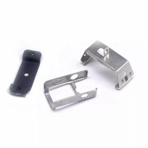 Wholesale Black Powder Coating Custom Sheet Metal Fabricates Curved Stamping Metal Parts for ISO9001 from china suppliers