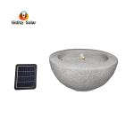 8V/1W Solar Pump Sandstone Bowl Garden Solar Water Fountain Outdoor Decoration