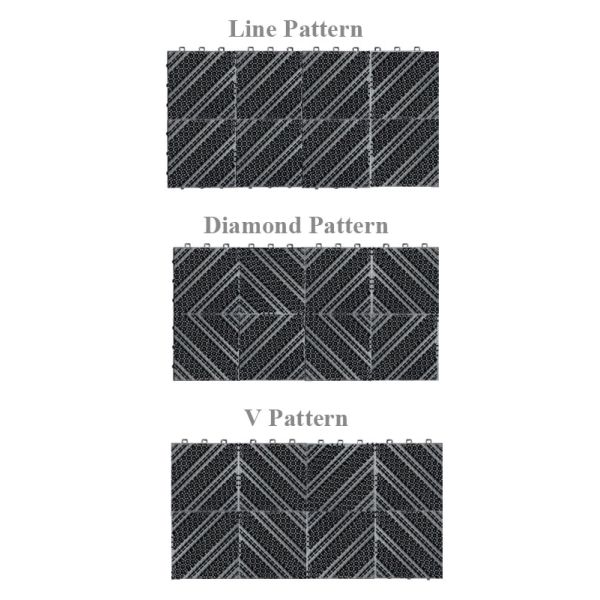 Outside Guard Plastic Interlocking Floor Mat 150*150 Acid Fast