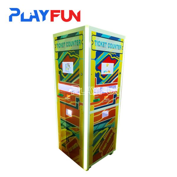 Manufacturer Provides Interactive Automatic 3 Sides Ticket Eater Counter Station Arcade Game Ticket Counter Counting Machine