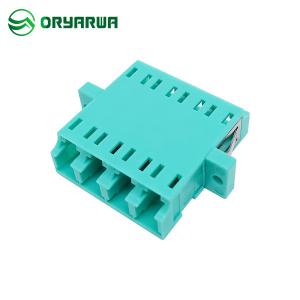 Wholesale Flange LC Quad Fibre Optic Coupler One Piece Injection 4 Port from china suppliers