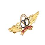 Customized Design 1.5" Military Metal Badges Army Senior Aviator Wings Logo