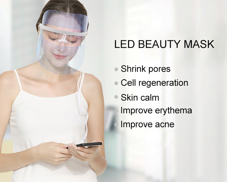 Home Use LED Light Therapy Mask Skin Rejuvenation 590nm Orange