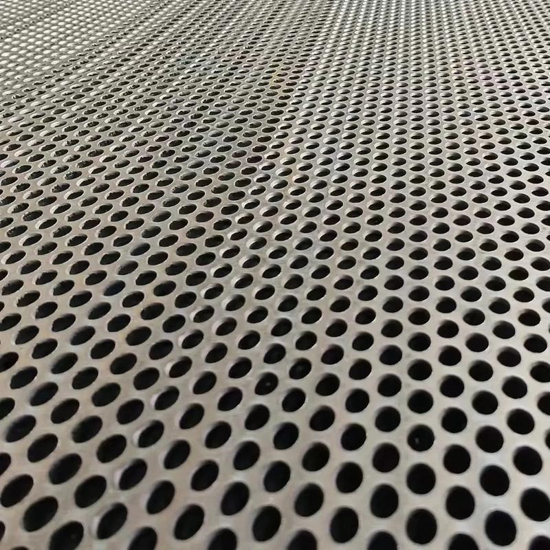 1mm Round Hole Perforated Stainless Steel Mesh Sheets – 2mm Pitch 316L 254SMO 904L 2507