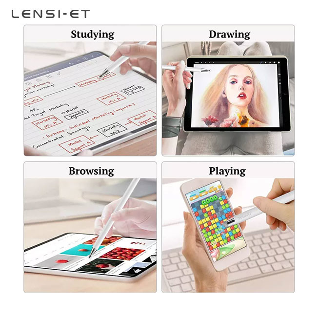 2 In 1 Tablet Passive Pen Stylus Write Smoothly