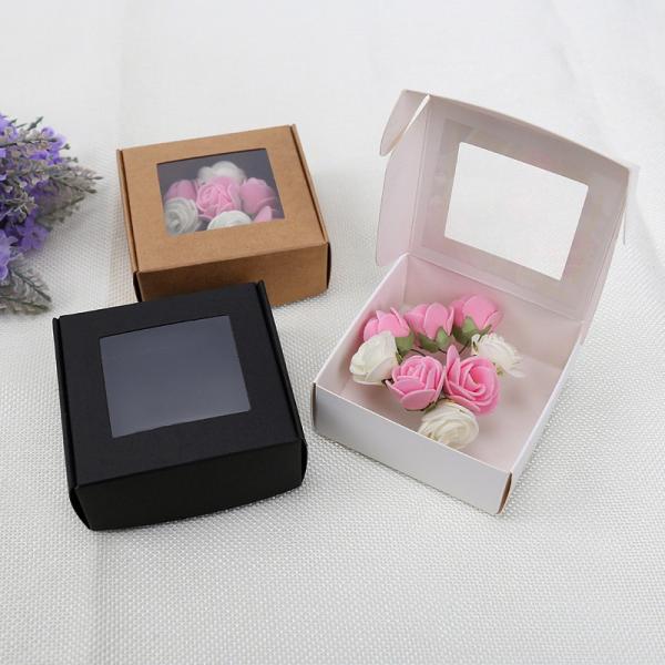 Factory Customized Logo Eco-Friendly Flower Gift Cake Paper Box Baked Food