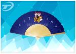 Advertising Wooden Folding Hand Fans With Painted wooden handle For Wedding