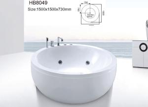 Wholesale Sanitary ware, Bathtubs, Jacuzzi, Massage bathtub,WHIRLPOOL HB8049 1500X1500X730 from china suppliers