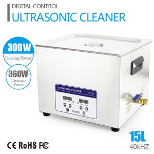 Wholesale SUS Digital Dental Ultrasonic Cleaner , 15L Benchtop Parts Cleaner CE &amp; RoHS from china suppliers