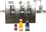3 In 1 Glass Bottle Filling Machine And Twist Capping Machine Fruit Juice