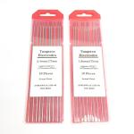 Welding Rods Red Tip 2.4mm*175mm TIG Welding Accessories for Welding Current 40