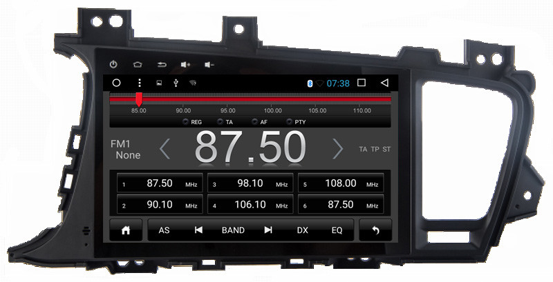 Ouchuangbo car multi media stereo radio android 6.0 for Kia K5 with 3g wifi bluetooth gps 4*45 Watts amplifier