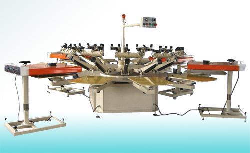 Semi automatic textile machine to print shirts