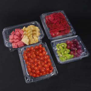 Wholesale Transparent PET Salad Container Bowl with Lid Disposable Plastic Packaging from china suppliers