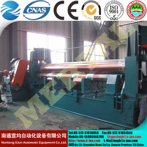 Small diameter rolling! MCLW11NC hydraulic symmetric three roller coiling machine